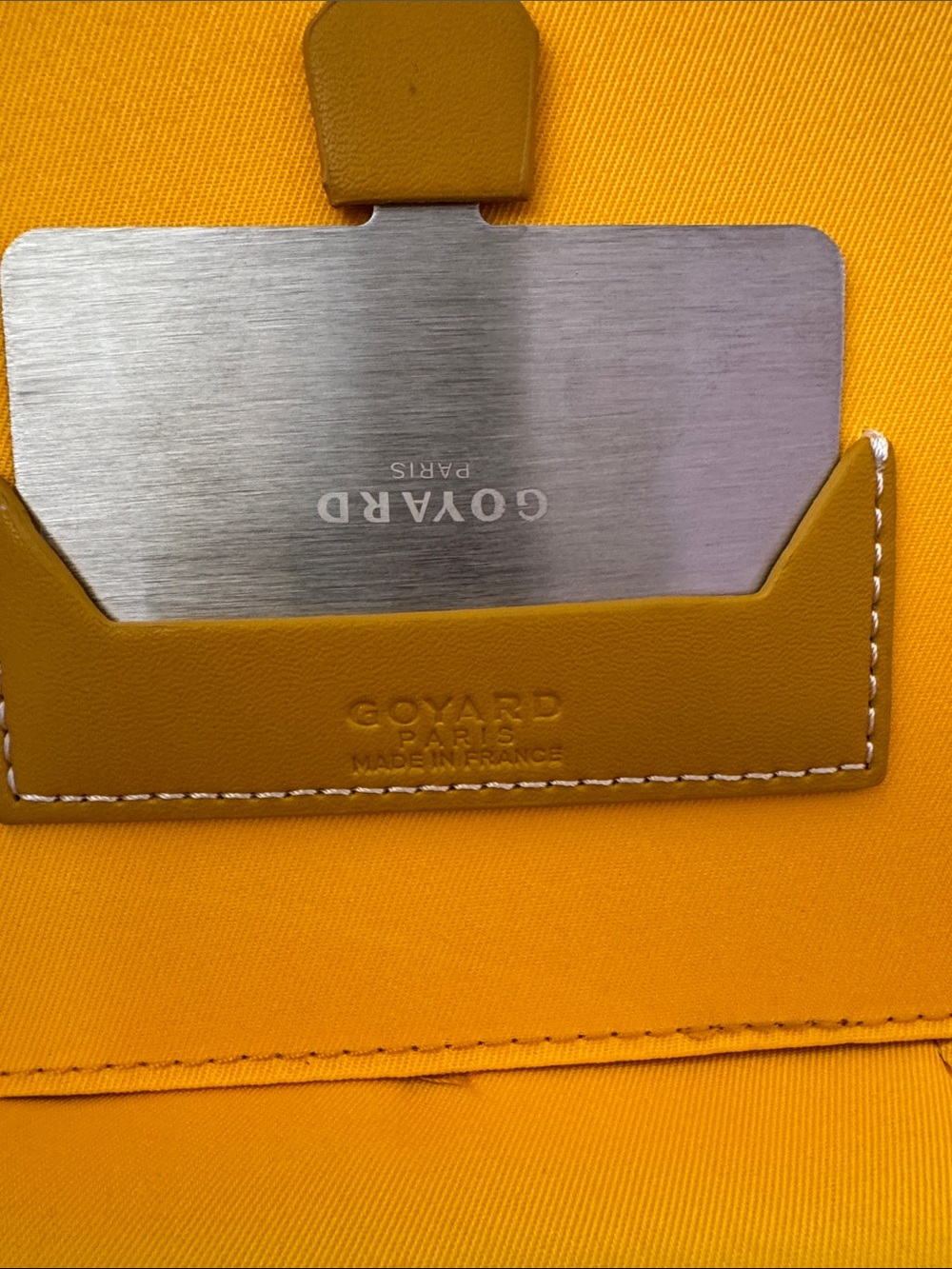 Source Unknown Yellow Chevron Travel Vanity Case - Picture 8 of 11